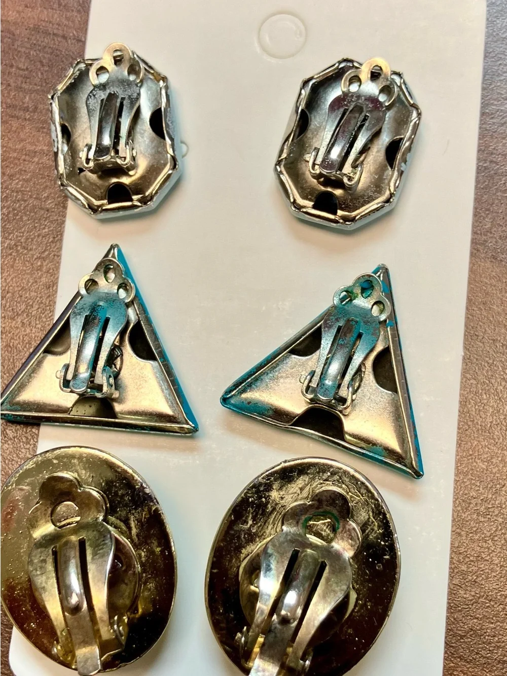 Antique clip on earrings